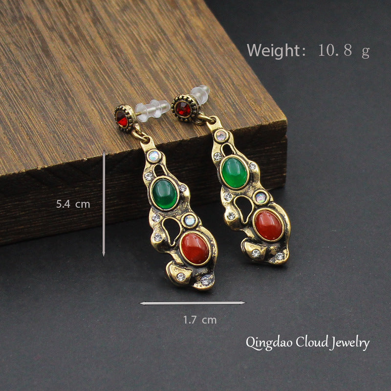 Antique Style Fairy Niche Design High Class Elegant Earrings