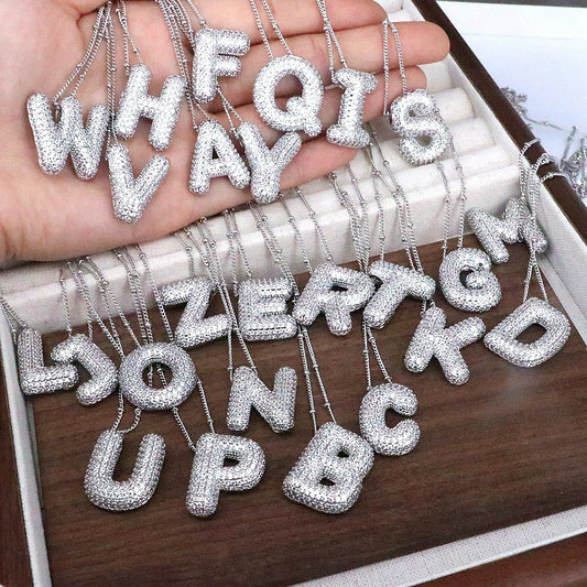 Personalized Hip Hop English Letters Fat Balloon Pendants