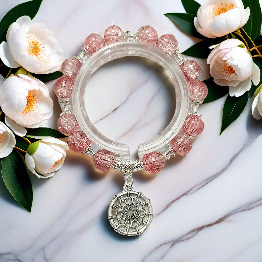 Fantasy Flower Glazed Female Gradient Contrast Bracelet