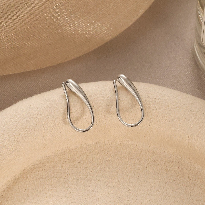 Women's Zircon Tassel Light Luxury High Sense Stud Earrings
