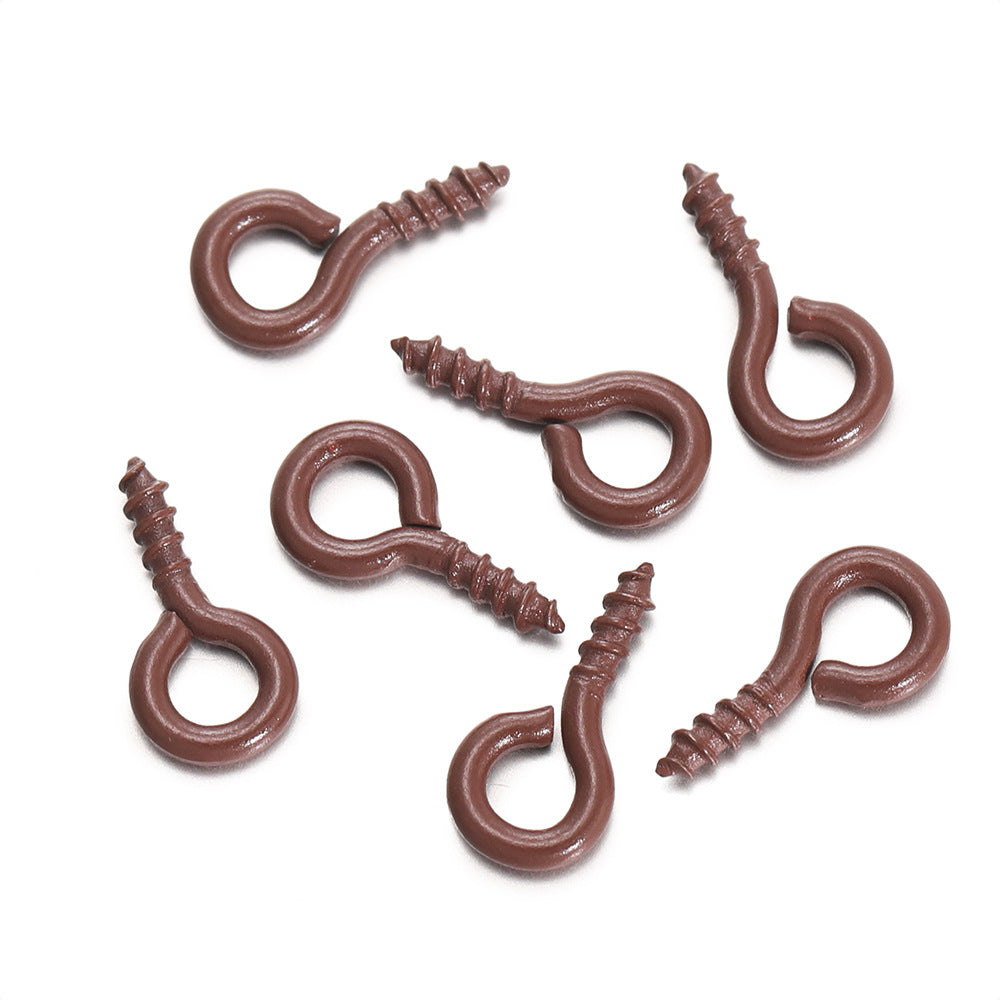 Croissant Nail Screw Sheep Eye Pearl Jewelry Accessories