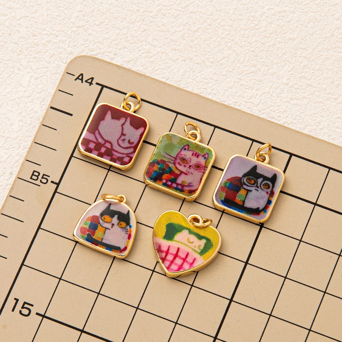 New Cute Cat Series Live Chain Necklaces