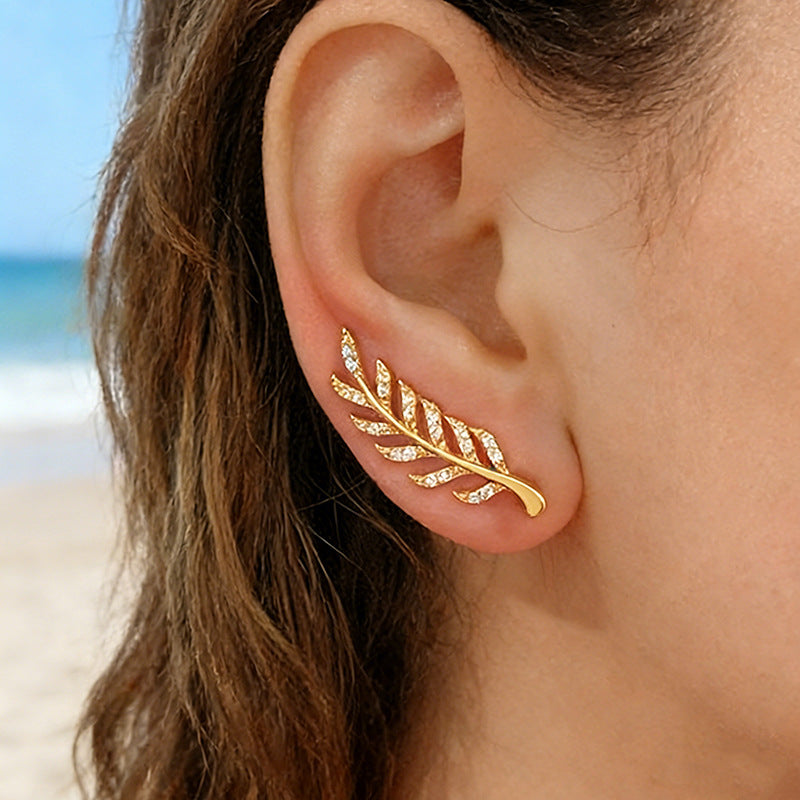 Ear Niche High-grade Female Vacation Style Light Rings