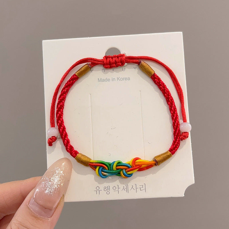 Boat Festival Carrying Strap Colorful Rope Wind Hand-woven Bracelet