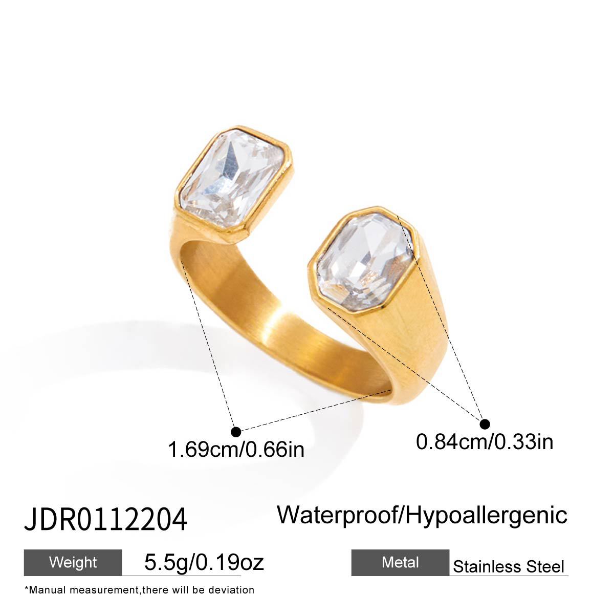 Titanium Steel No Fading Niche High Ring