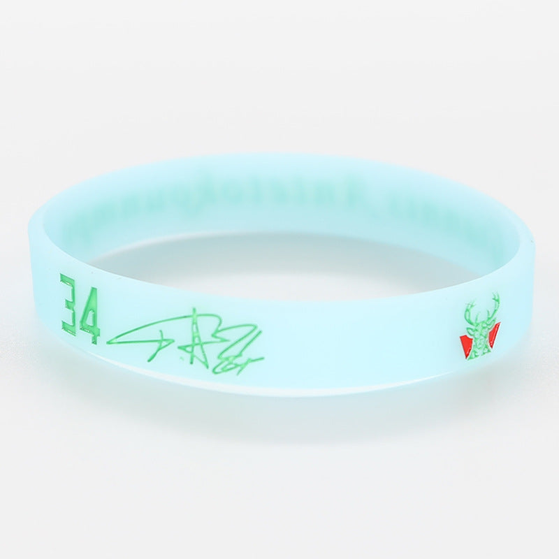 Star Black Mamba James Curry Letter Bracelet