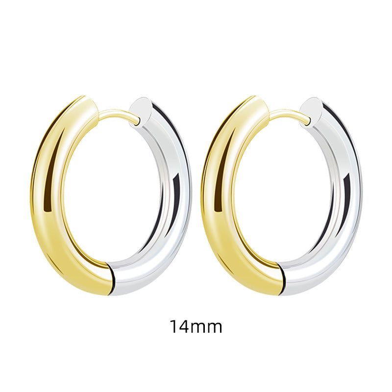 Luxury Minority High-grade Electroplating Temperament Gradient Earrings