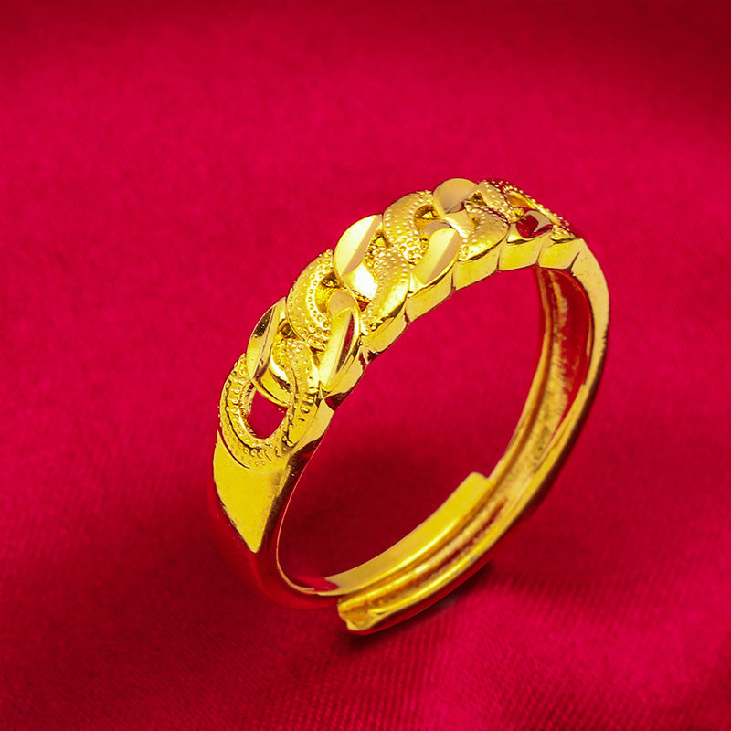Women's Alluvial Gold Fashion Trendy Internet Style Rings