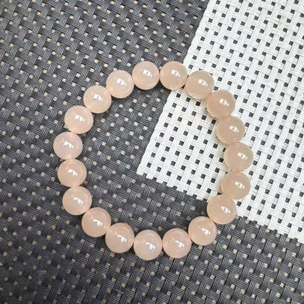Natural Cherry Blossom Floating Flowers Agate Chalcedony Fashion Sweet Single Bracelet