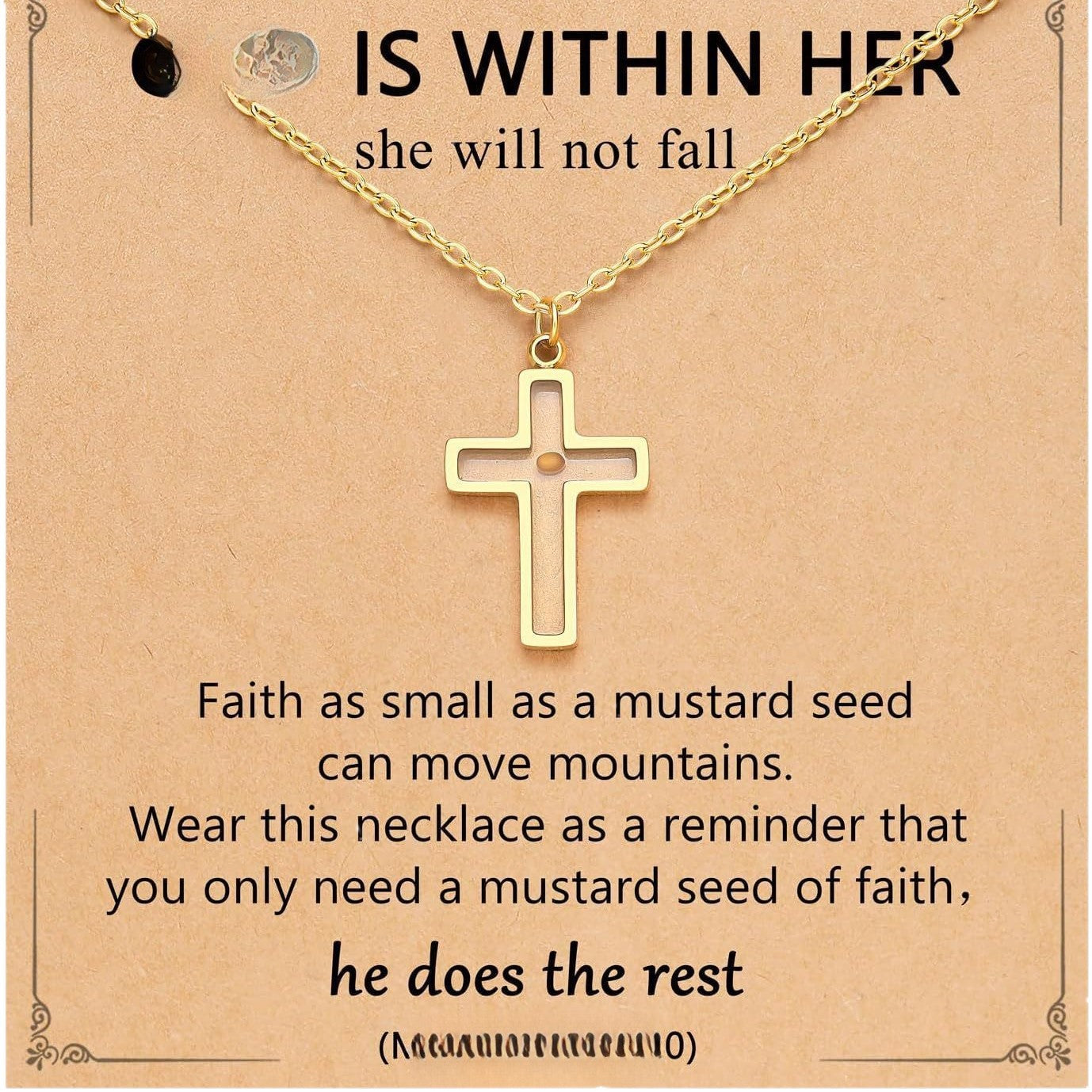 Fashion Cabbage Seed Oval Stainless Steel Necklaces
