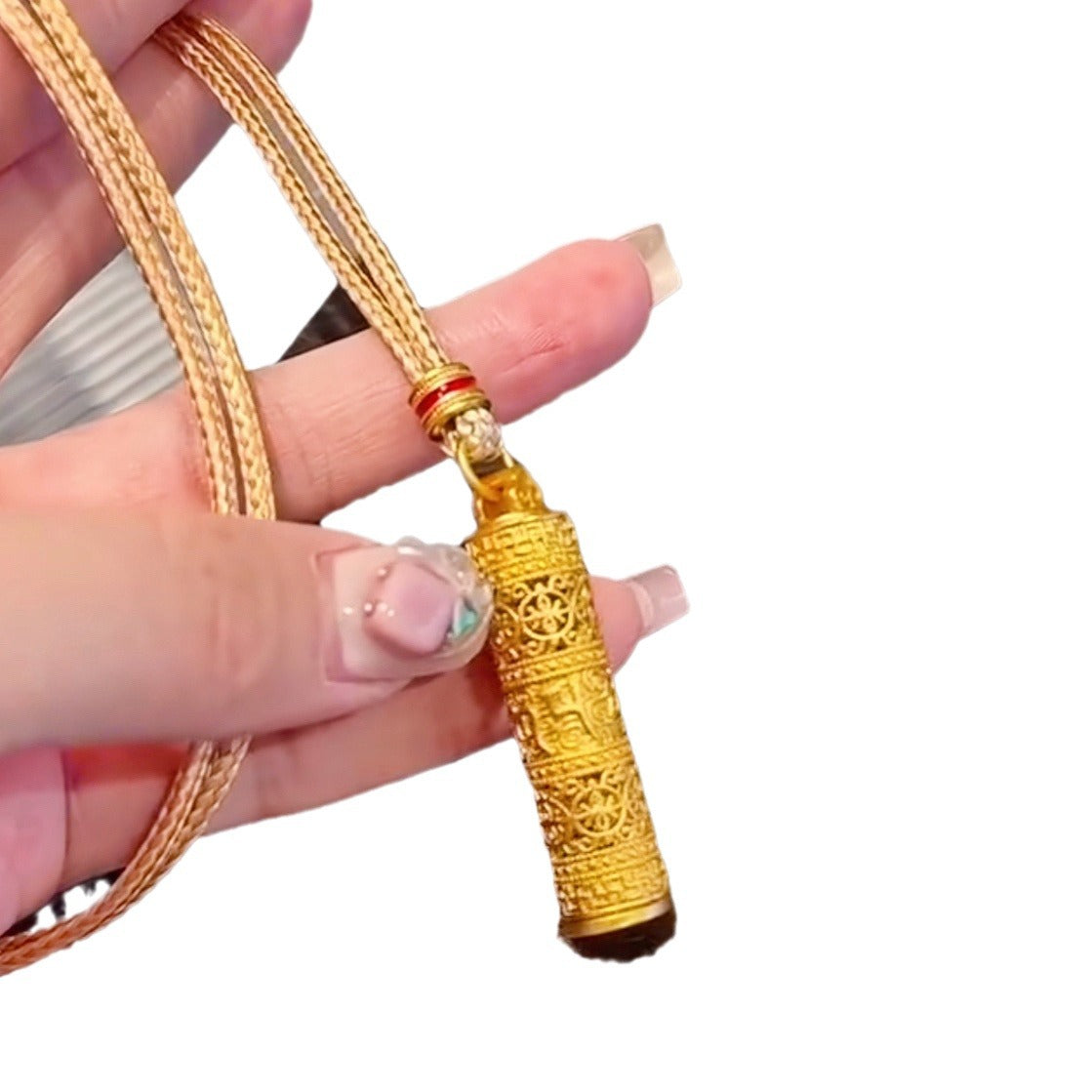 Gold Carry-on Golden Buddha Brass Gold-plated Necklaces