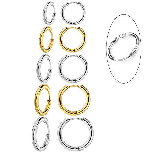 Stainless Steel Hoop Fashion Trend Simple Rings