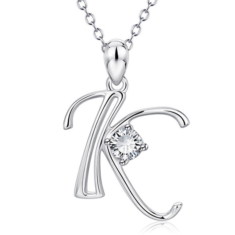 Style English Letters Fashion Jeweled Popular Pendants