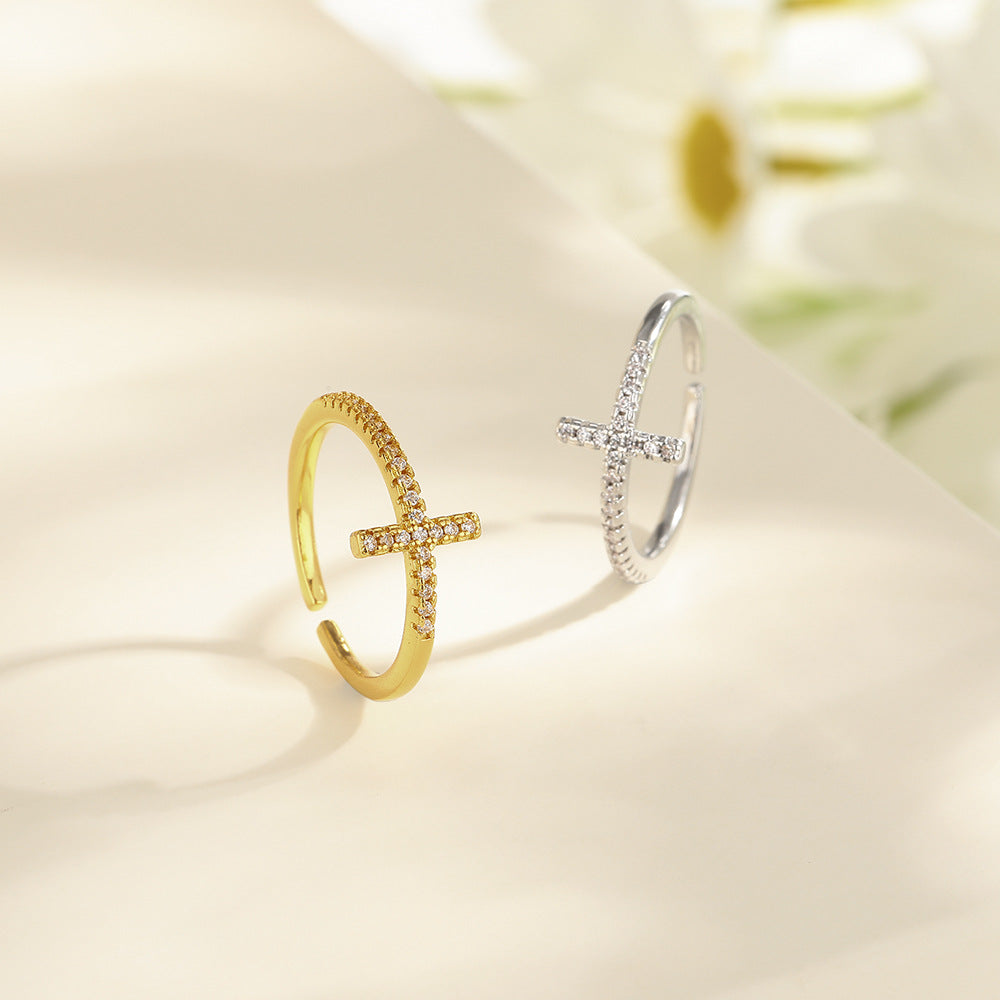 Female Wild Affordable Luxury Fashion Diamond Full Rings
