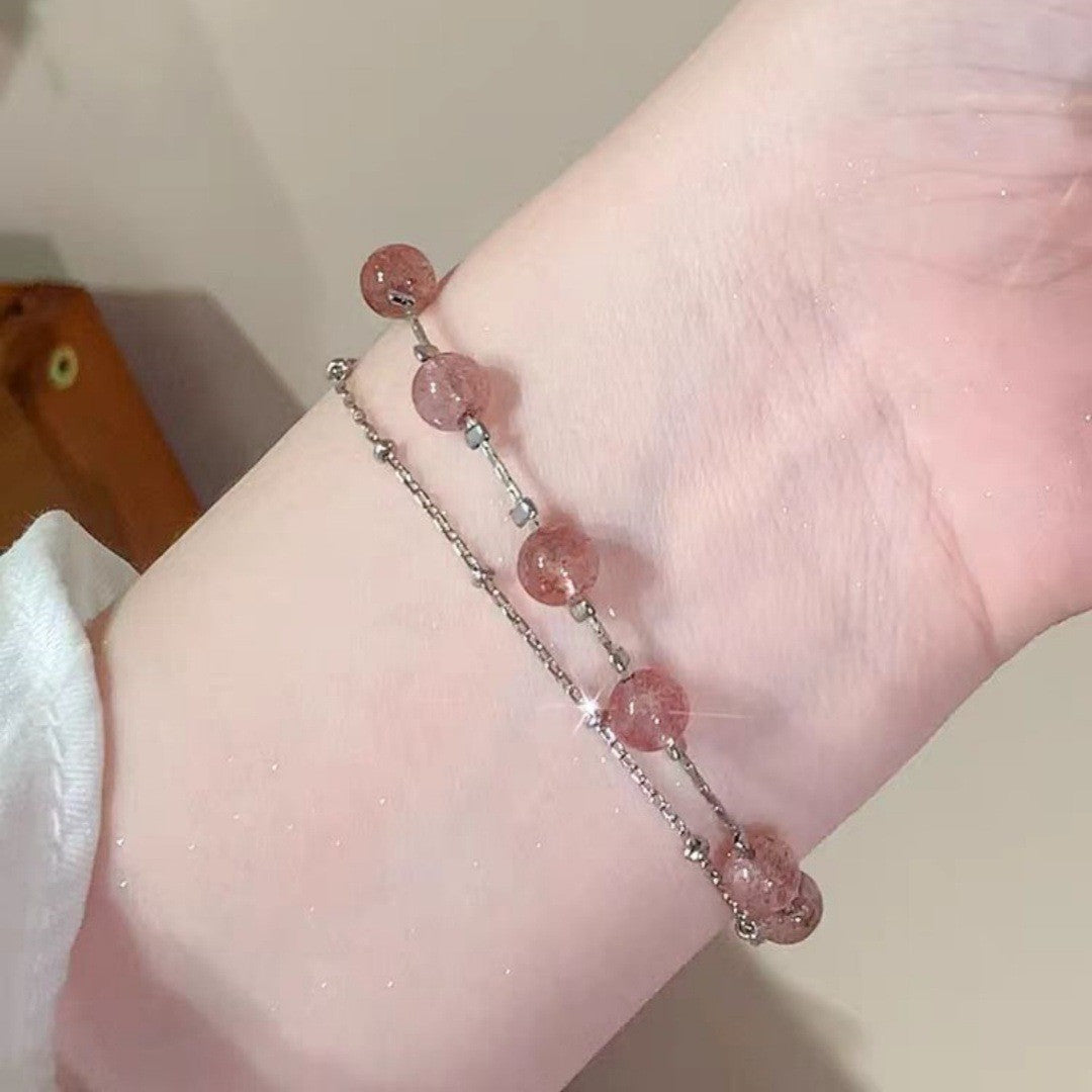 Women's Style Saturn Pearl Affordable Luxury Fashion Niche High Sense Full Bracelets