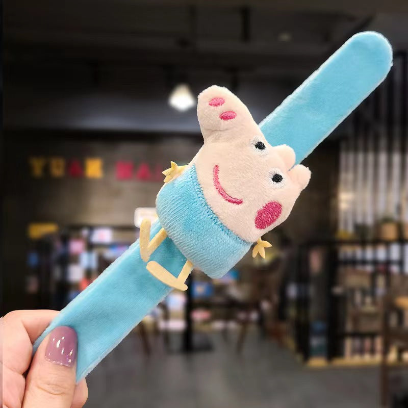 Children's Plush Holiday Gifts Present Wrist Strap Bracelet