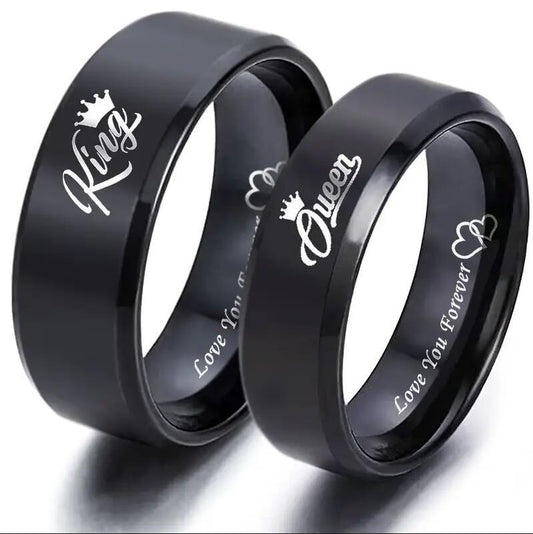 Valentine's Day Gift Stainless Steel Couple Rings