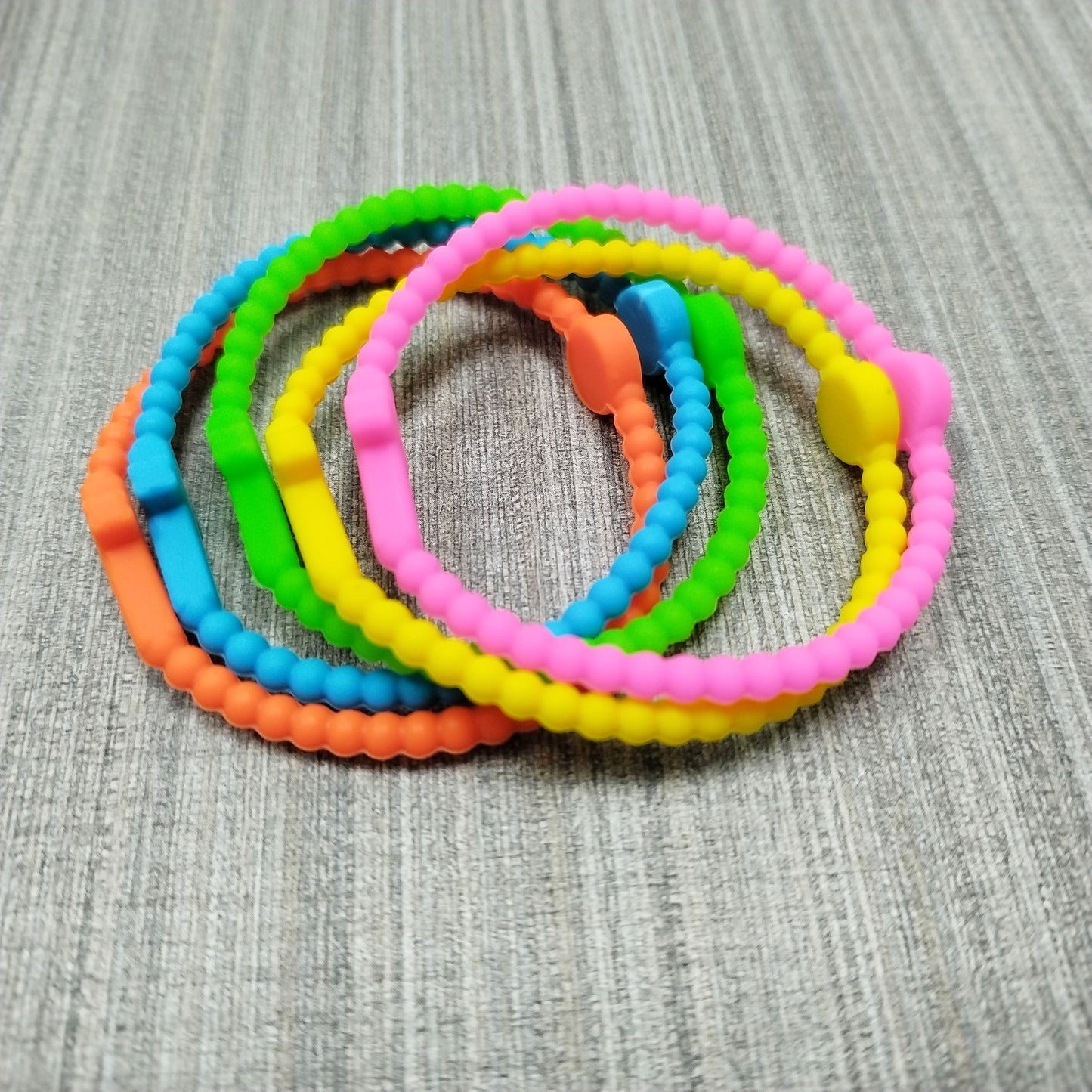Charming Comfortable Cross Love Silicone Bible Bracelets