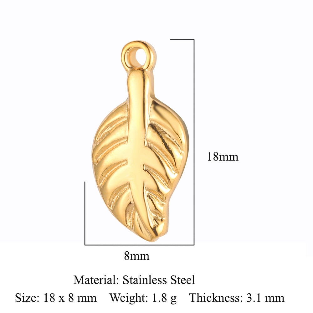 Bowknot Stainless Steel Ornament Accessories Dolphin Pendants