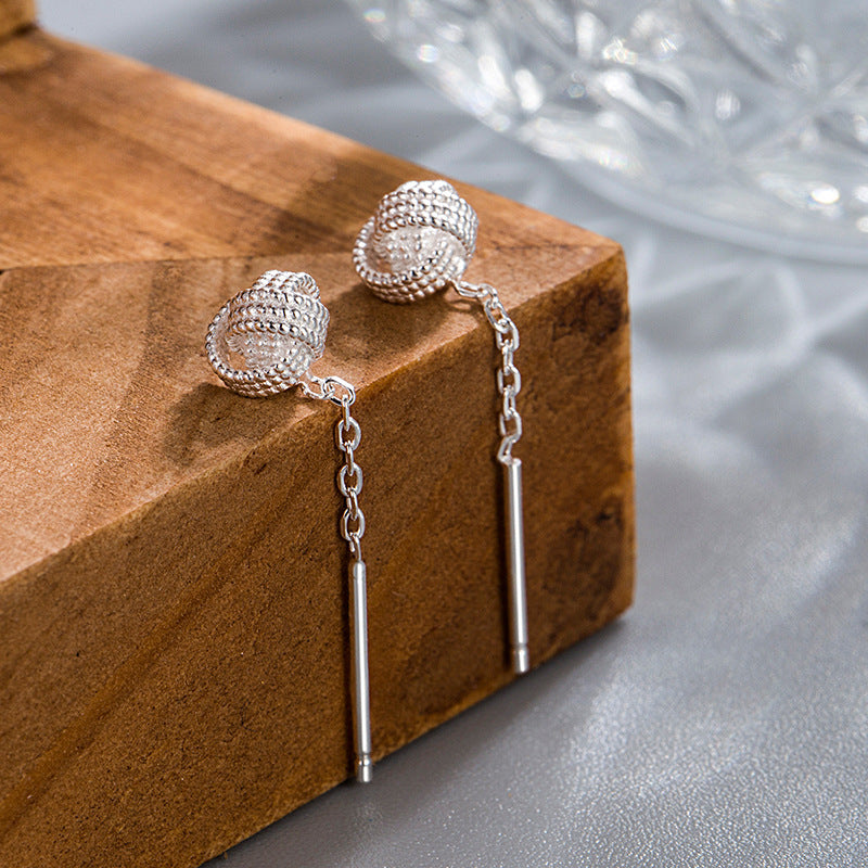 Tassel Short Design Simple Daily High-grade Earrings