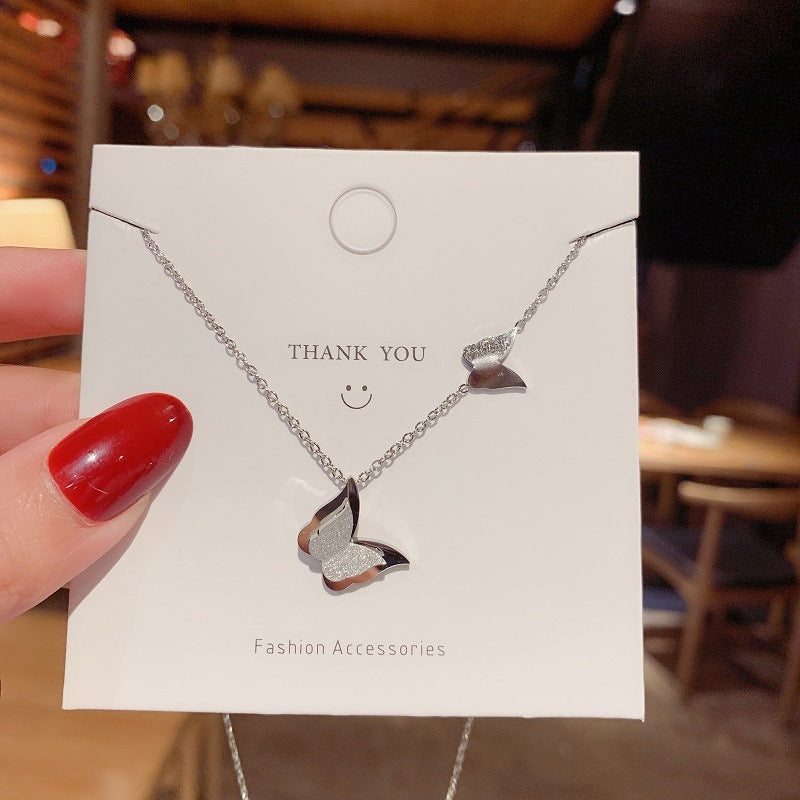 Women's Summer Fashion Heart For Design Simple Light Luxury Cold Style Necklaces