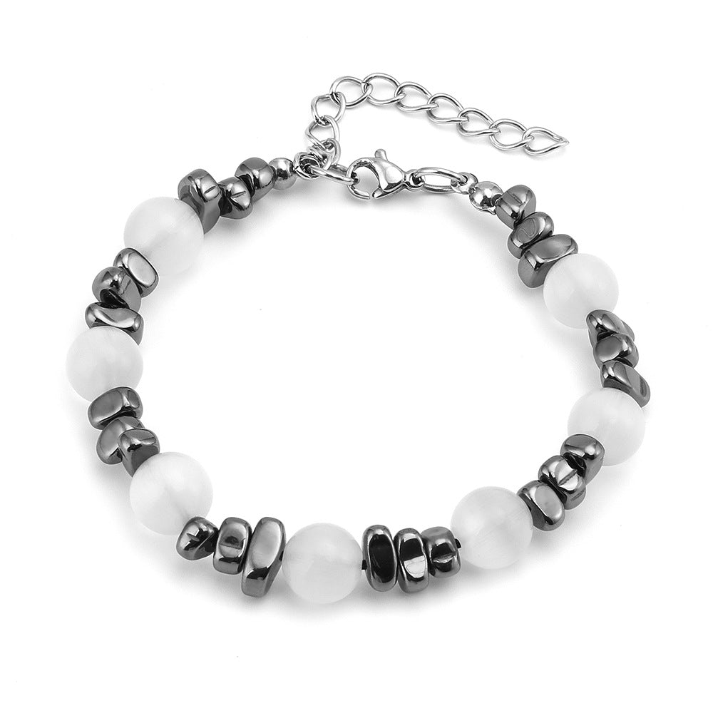 Stone Opal Stringed Pearls Ornament Girlfriends Bracelets