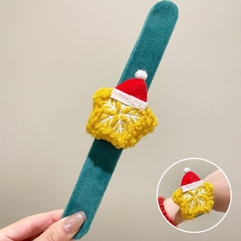 Children's Plush Cute Doll Elk Slap Gift Hair Couple Bracelet