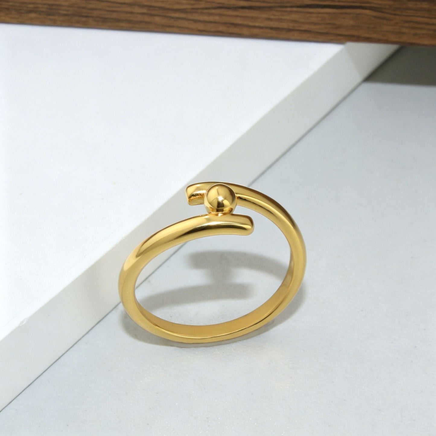 Ball Commute Light Luxury Personality High Sense Fashion Ring
