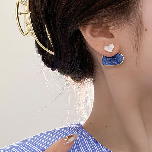 Women's Color Geometric For Niche Design Ear Trendy Earrings