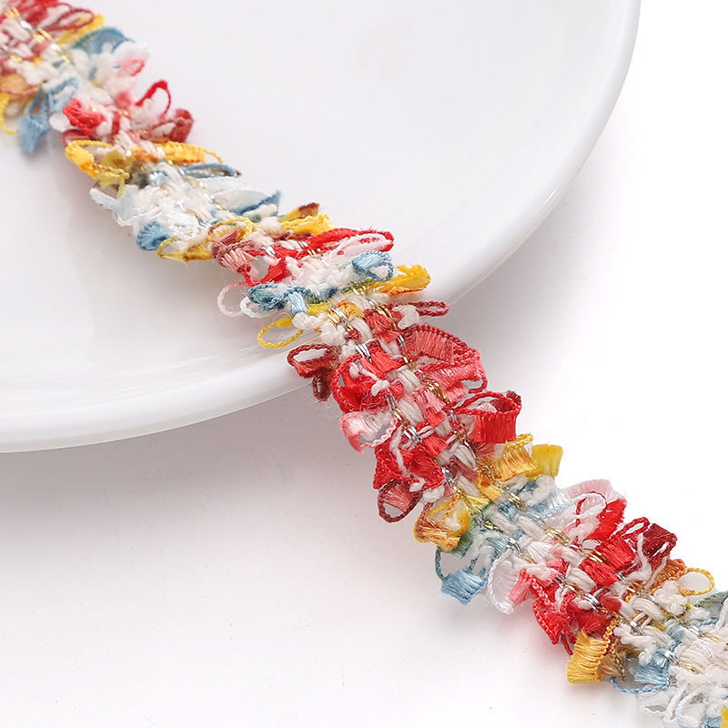 Classic Style Polyester Lace Handmade Suitcase Hat Weaving Rope Jewelry Accessories