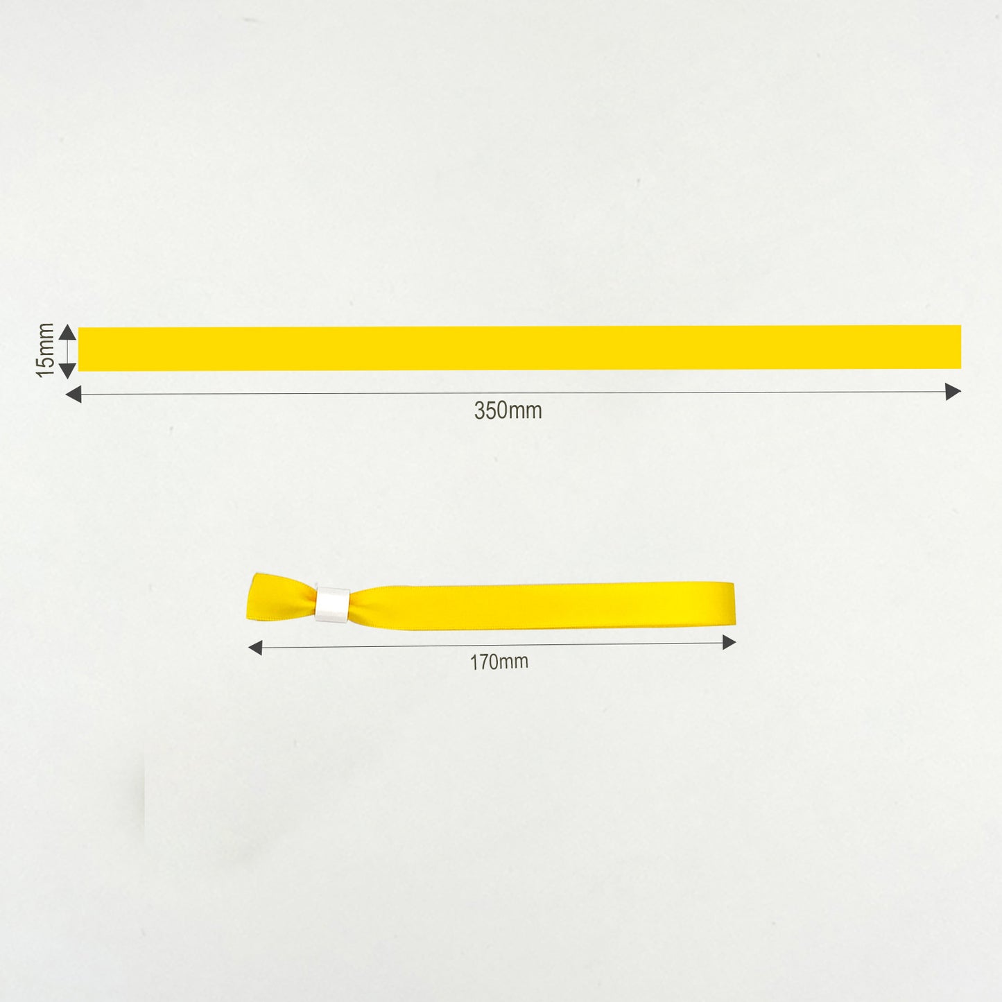 Solid Color Ribbon Hand Urgent Wristband Bracelets