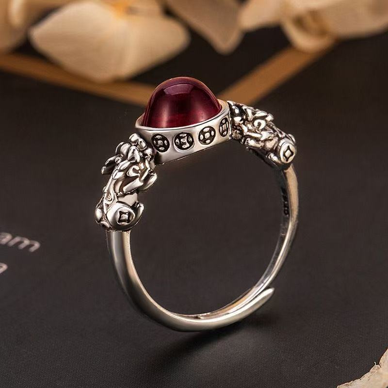 Minority Snake Female Cold Wind Spirit Design Adjustable Trendy Rings