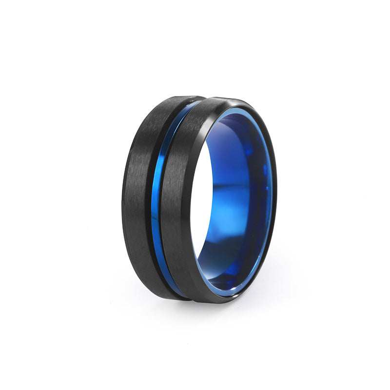 Men's Hip Hop Fashion Rotating Cold Niche Ring