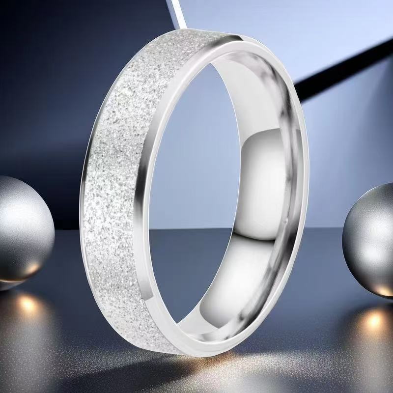 Women's Light Luxury Style Niche Advanced Frosted Ring