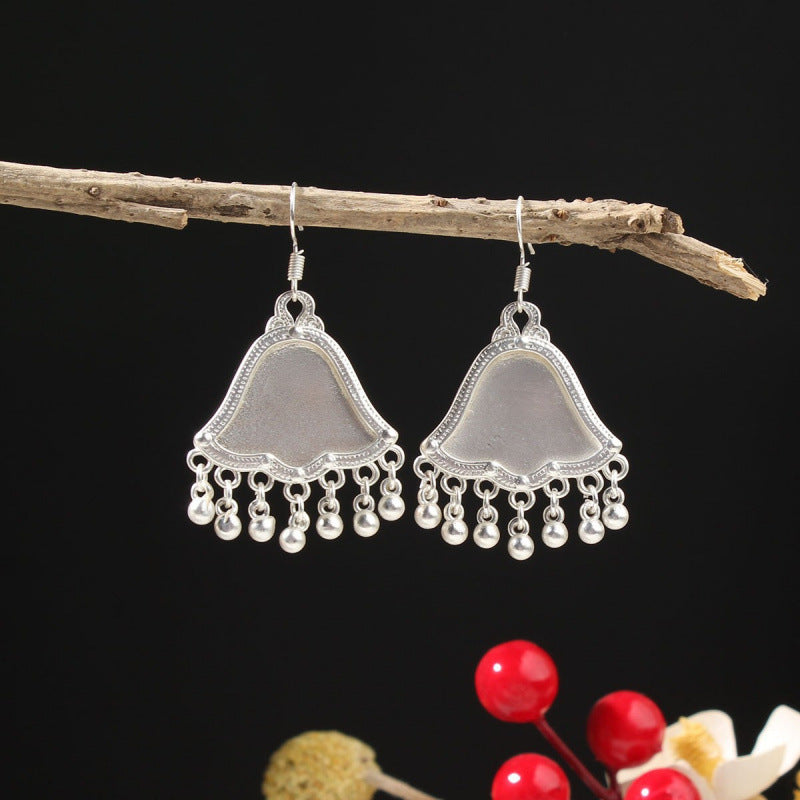 Ethnic Minority Style Handmade Miao Sier Earrings