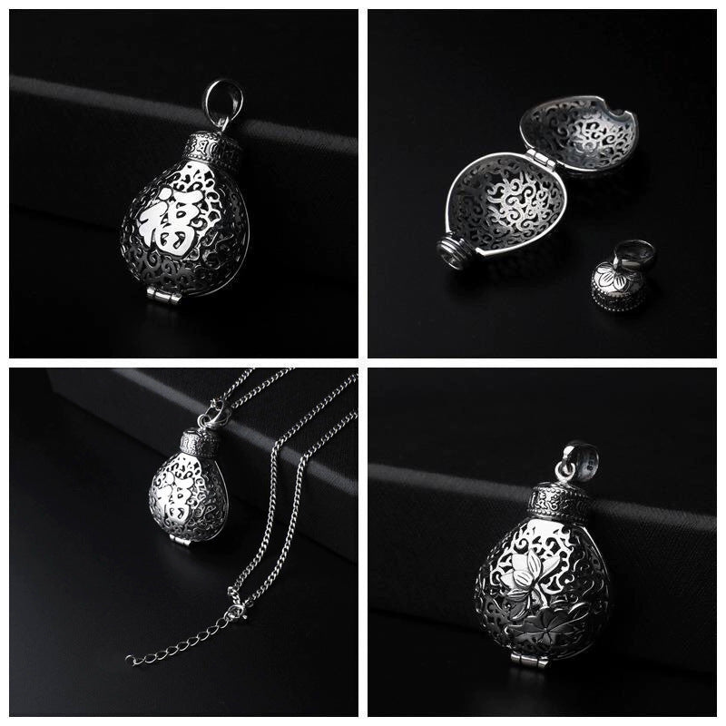 Perfume Bag Sier-plated Chinese Classical Retro Pendants