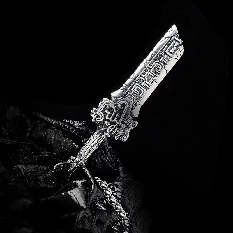 Men's Ancient Sword Trendy Fashion Thailand Sier Pendants