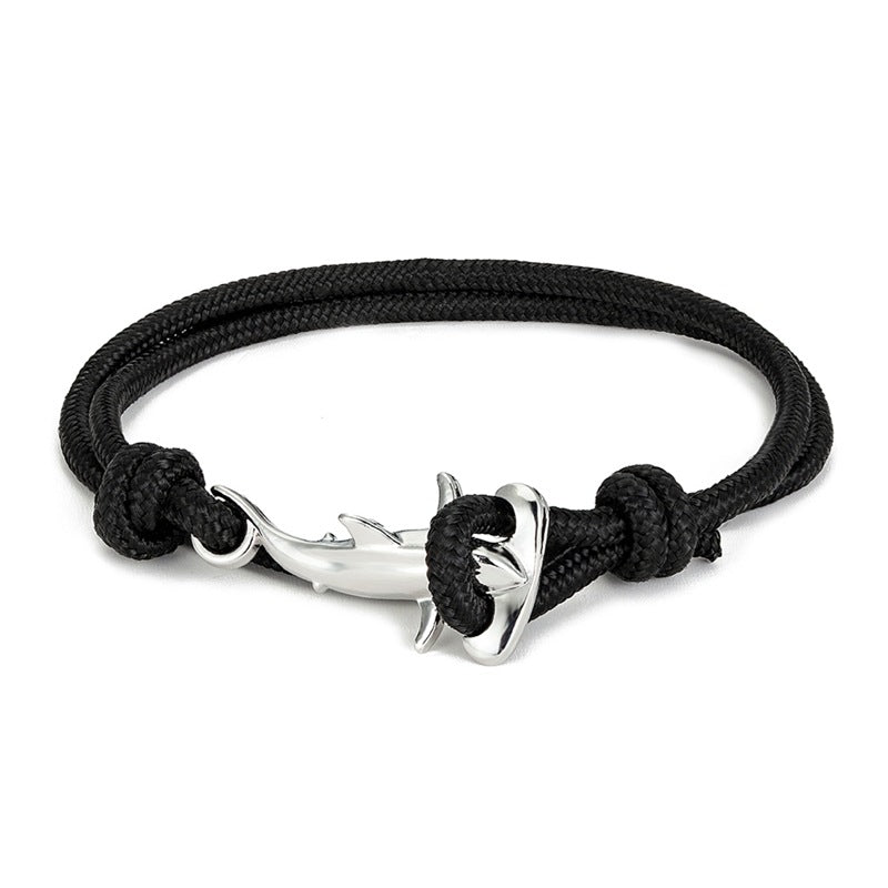 Hammerhead Shark Winding Waterproof Parachute Cord Bracelets