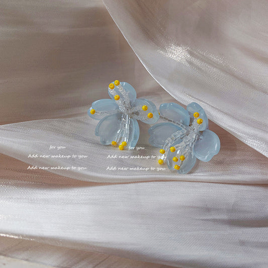 Fairy Style Flower Female Vacation Gentle Graceful Stud Earrings