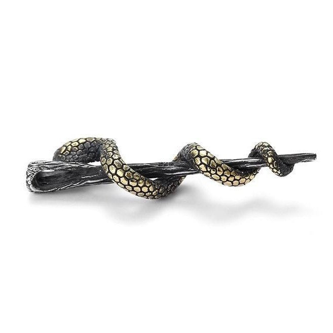 Men's Retro Truncheon Cobra Fashion Personality Imitation Thai Sier Snake Pattern Pendants