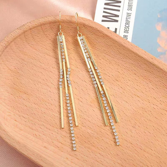 Women's Super Long Snake Bone Chain Korean Style Light Luxury Personalized Rings