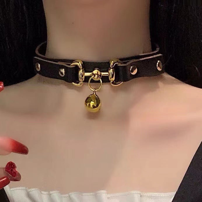 Women's Bell Shape Collar Neck Band Chain Necklaces