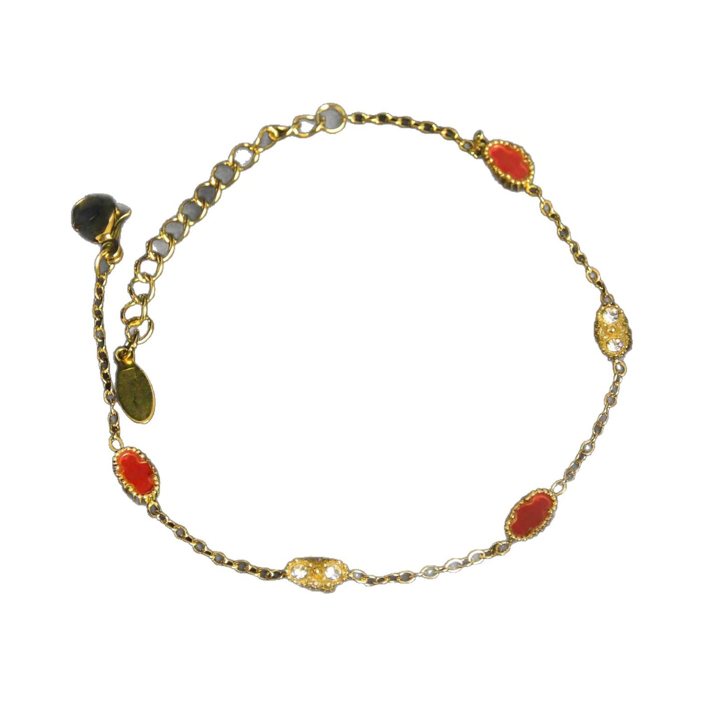 Women's Lucky Diamond Four-leaf Clover Vacuum Electroplating Fashionable All Bracelets