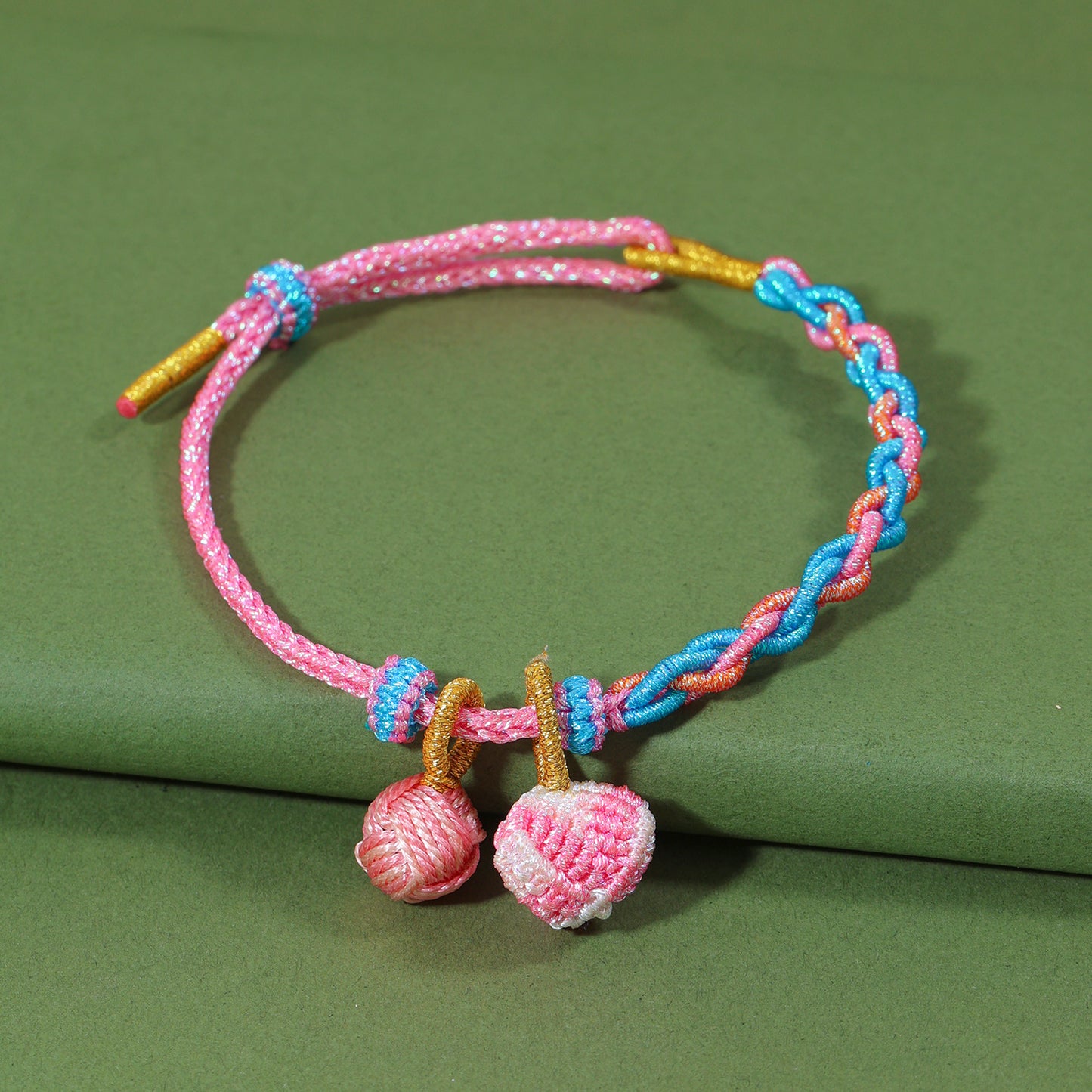 Festival Colorful Rope Ethnic Style Hand-woven Adult Small Sachet Carrying Bracelet