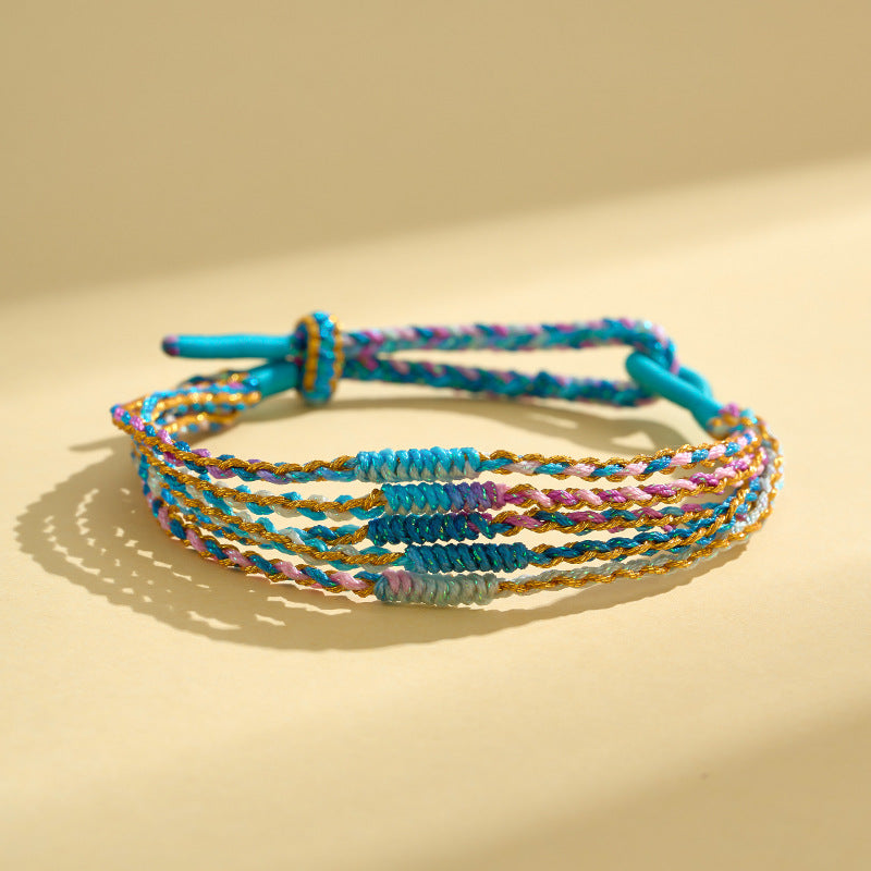 Children's Dragon Boat Festival Colorful Rope Hand-woven Small Bracelets