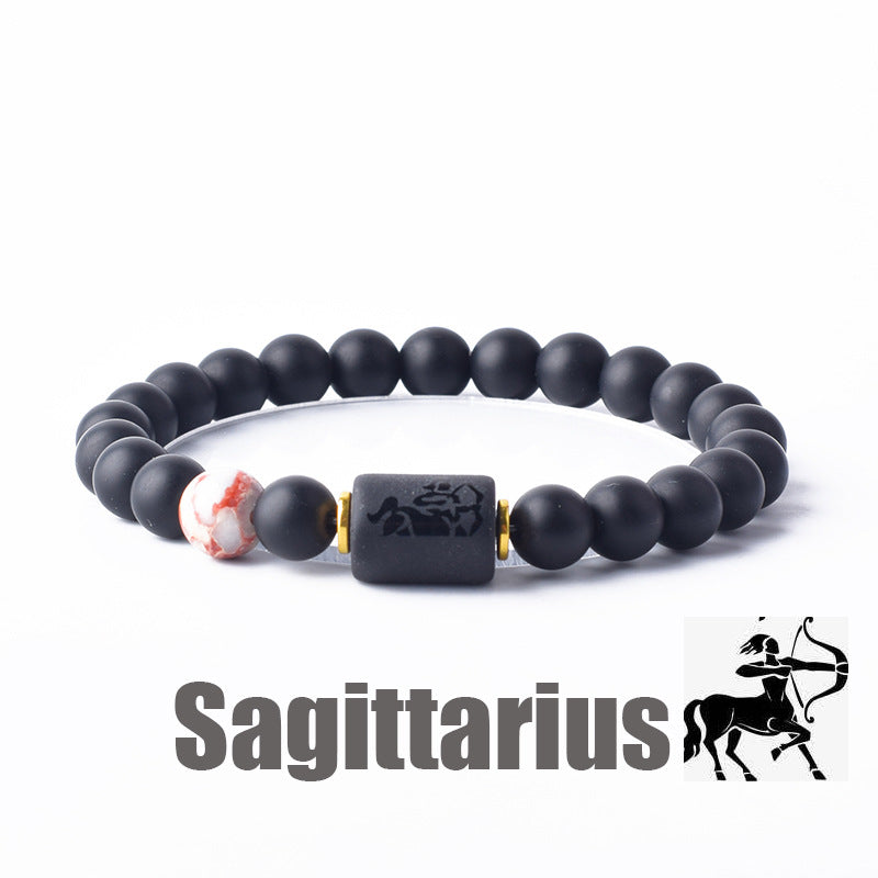 Constellation Natural Stone Beaded Twee Tigereye Bracelet