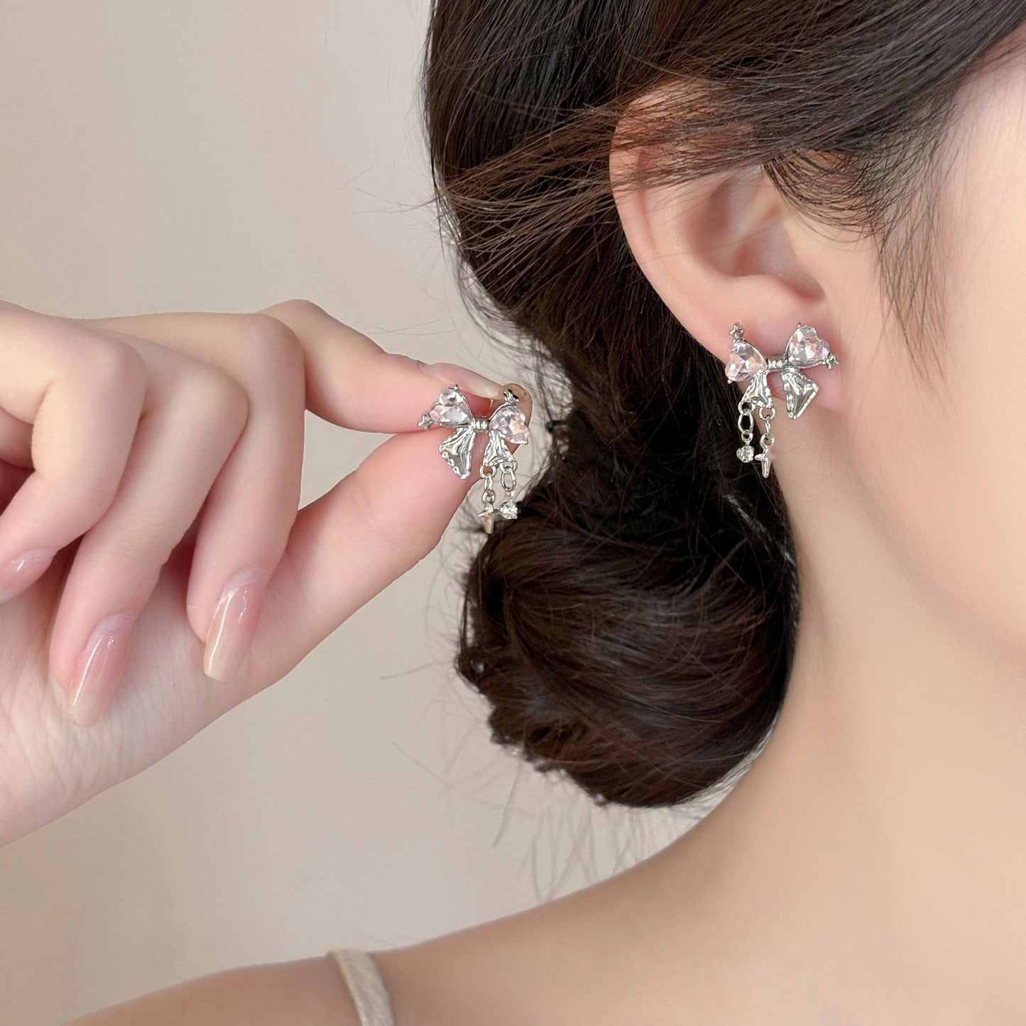 Women's Asterism Zircon Sweet Design Fashion Exquisite Earrings