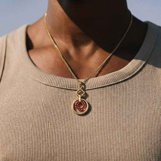 Women's Geometric Four-leaf Clover Light Luxury High-grade Necklace
