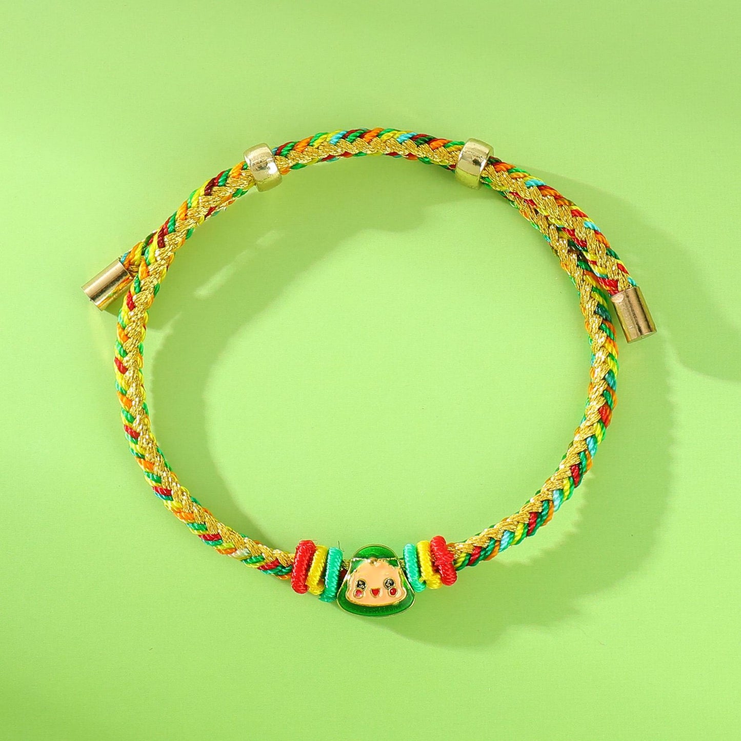 Festival Colorful Rope Carrying Strap Cartoon Small Bracelet