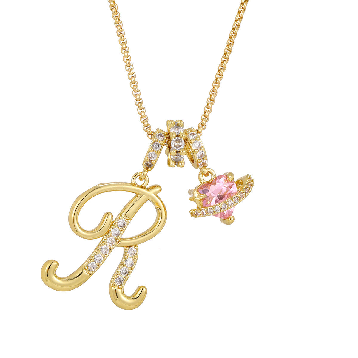 Dopamine English Letter Light Luxury Minority Necklaces